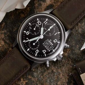 GB Genuine Leather Espresso Quick Release Watch BAND